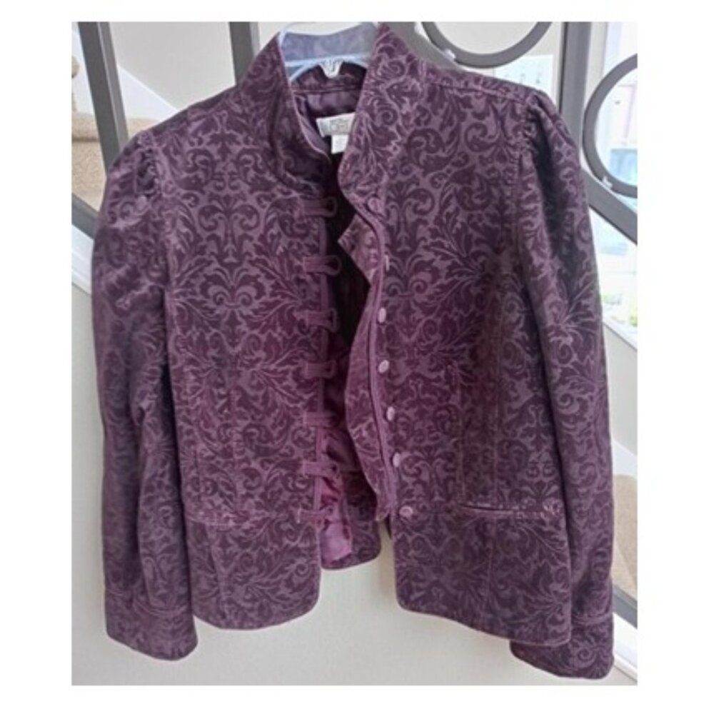 Ann Taylor Loft Size 14 Plum Colored Jacket
